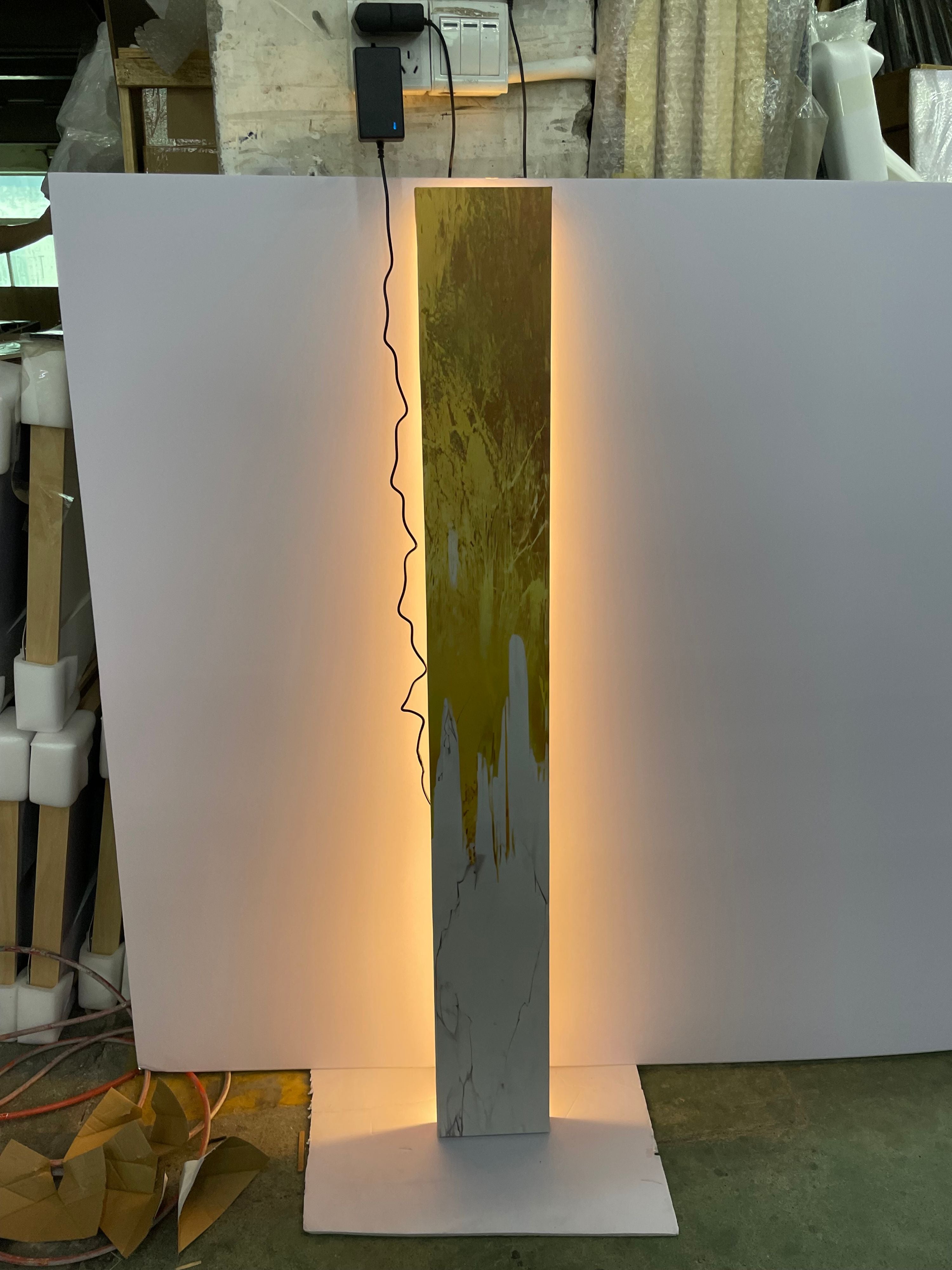 Abstract LED Panel Wall Lamp - Indoor Light Fixture