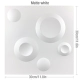 3D Geometric Wall Panel - Circular Design - Modern Home Renovation