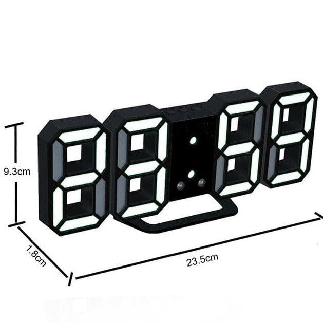 Reloj de Pared Digital LED 3D: Diseño Innovador y Elegante