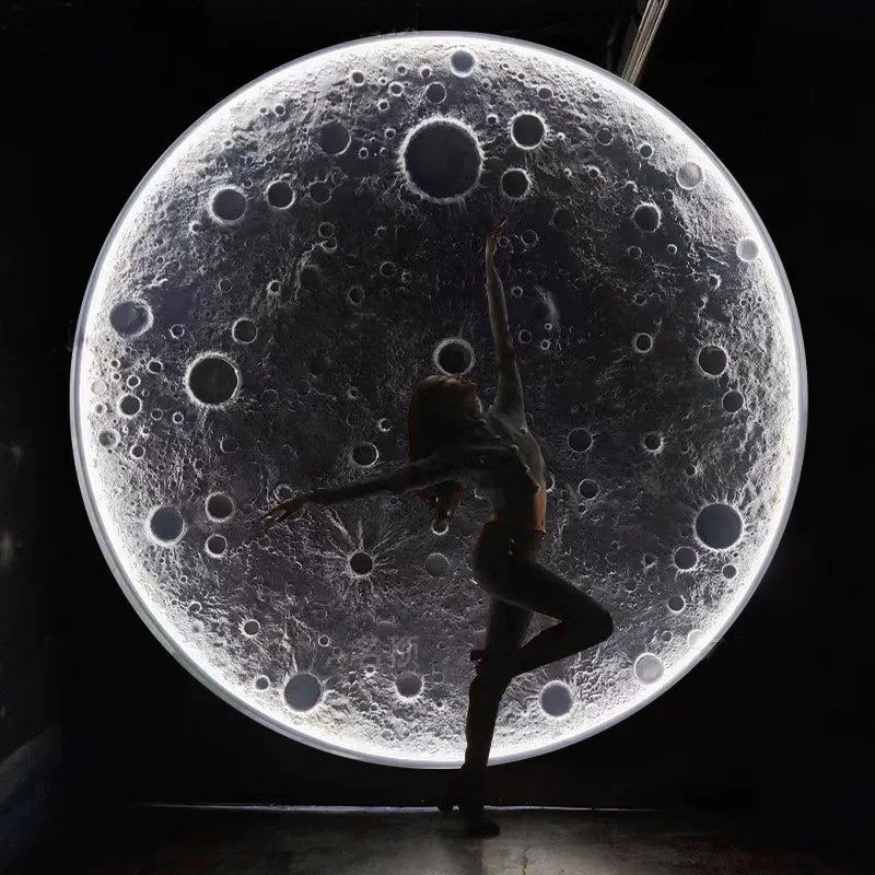 3D Moon LED Wall Lamp - Wall Decor