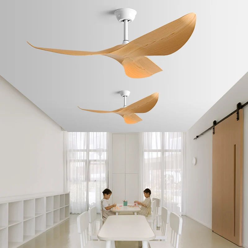 Acrylic Wood Finish Designer Ceiling Fan