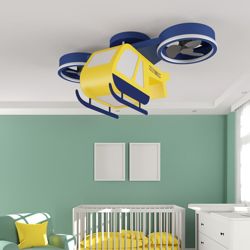 Aeroplane Light and Fan - Cool Your Room with Style