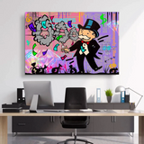 Alec Monopoly Man Hoops: Exclusive urban art inspiration