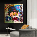 Alec Monopoly Millionaire Hustler Art | Monopoly Man Poster