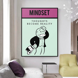 Alec Monopoly Mindset Canvas Wall Art