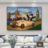 Alec Monopoly Richie Rich Money Canvas Wall Art