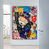 Alec Monopoly The World is Yours Canvas Print
