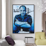 Alec Monopoly Tony Soprano Hollywood Series Canvas Wall Art