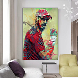 Andy Murray Tennis Legend Sports Canvas Wall Art - Wall Art Decor - Famous Wall