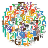 Animal to Theme Alphabet and Number Stickers