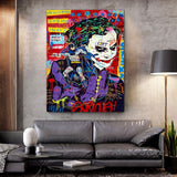 Anime Style Graffiti Art Joker Canvas Wall Art