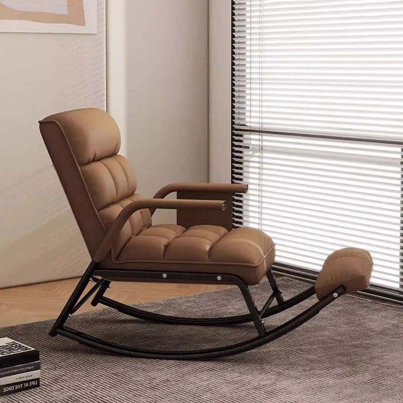 Arm Rest Modern Vintage Merged Rocking Chair