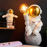 Astronaut Model Night Light Resin Bedside Table Lamp