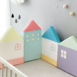 Tour de Lit Bébé - Thème Maisons Pastel