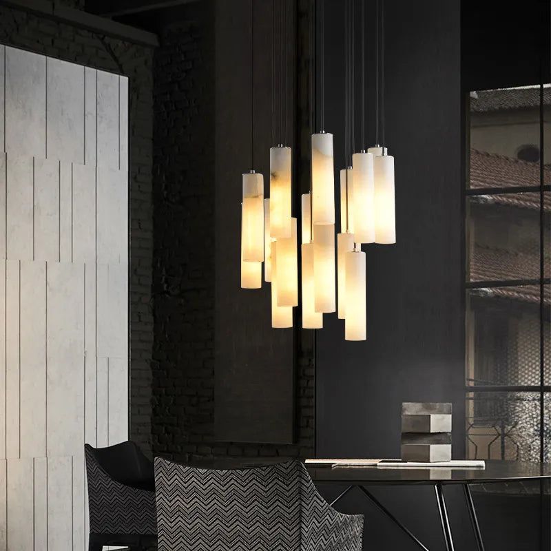 Bedside Hanging Marble Pendant Light - Effortless Elegance with Contemporary Craftsmanship