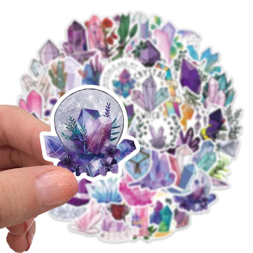 Bohemia Crystal Gem Stickers Pack | Famous Bundle Stickers | Waterproof Bundle Stickers