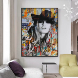 Brigitte Bardot Canvas Wall Art: Décor for Retro Enthusiasts