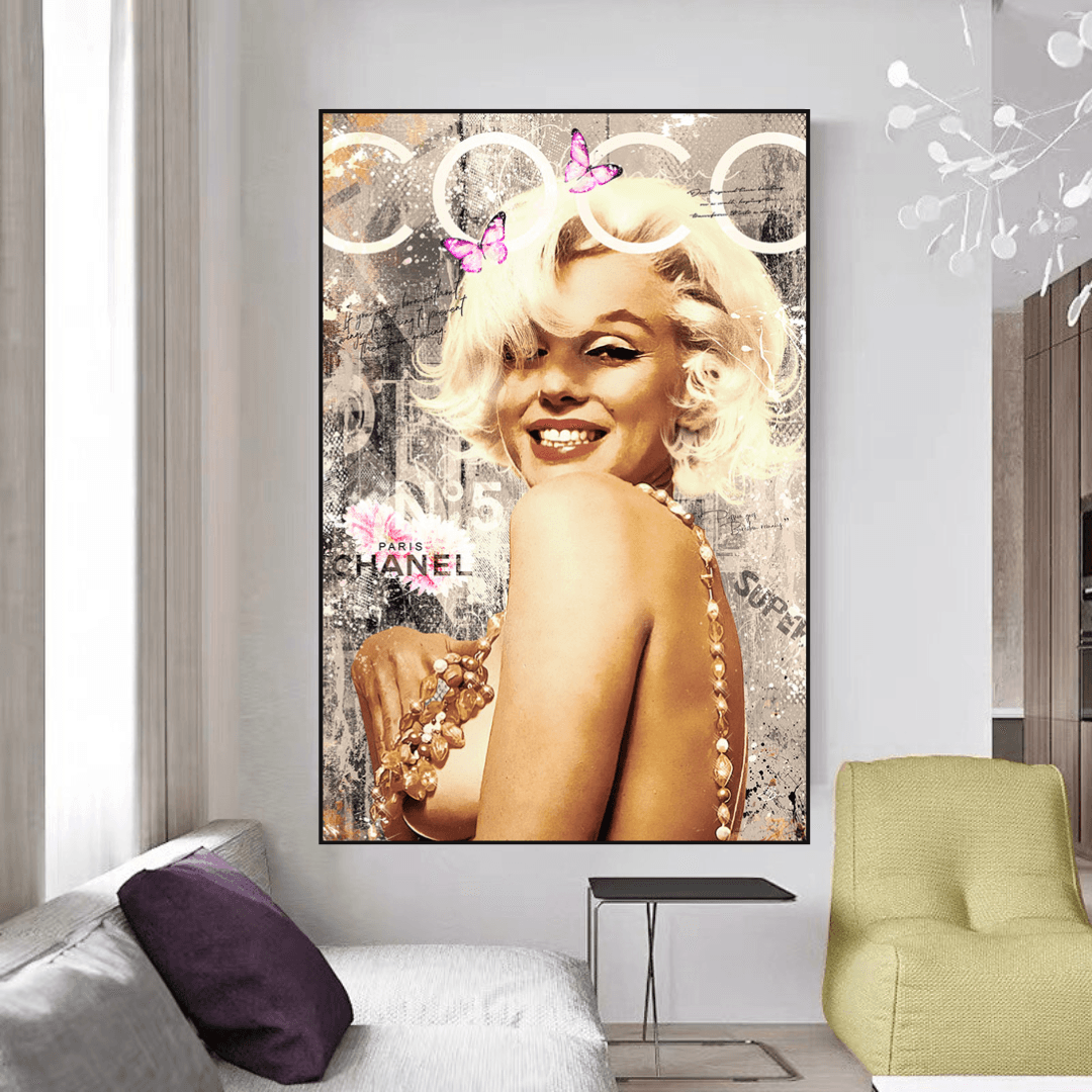 COCO Milano Chanel: Marilyn Poster - Authentic Fashion