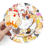 Chicken Stickers Pack | Famous Bundle Stickers | Waterproof Bundle Stickers