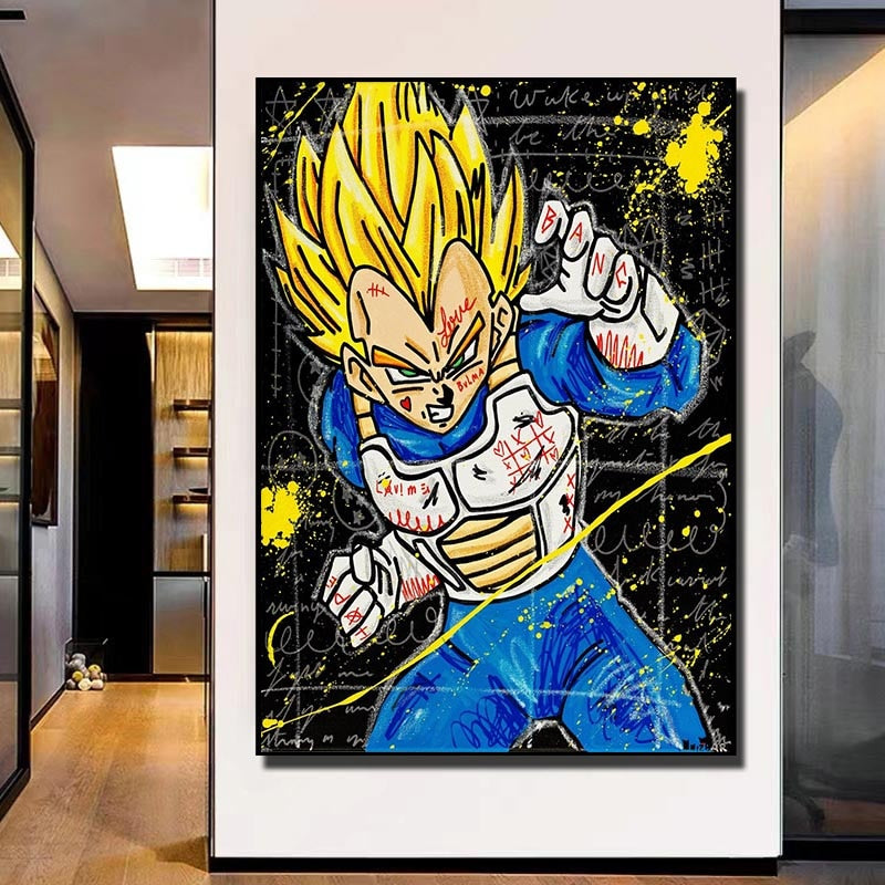 Classic Anime Character Comics Canvas Wall Art