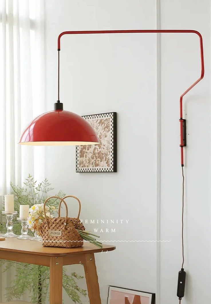 Classic Long Arm Adjustable Pendant Wall Light