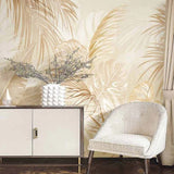 Coconut Tree Leaf Wallpaper Mural - Authentic Nature Décor