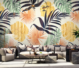 Colourful Leaf Wallpaper Murals - Vibrant Wall Decor Options