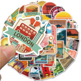 Countries Famous Buildings Stickers Pack Iconic Landmarks