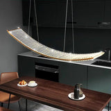 Crystal Slope Pendant Kitchen Island Light