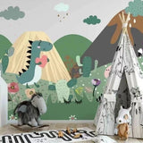 DinoLand Adventure Kids Room Dinosaur Wallpaper