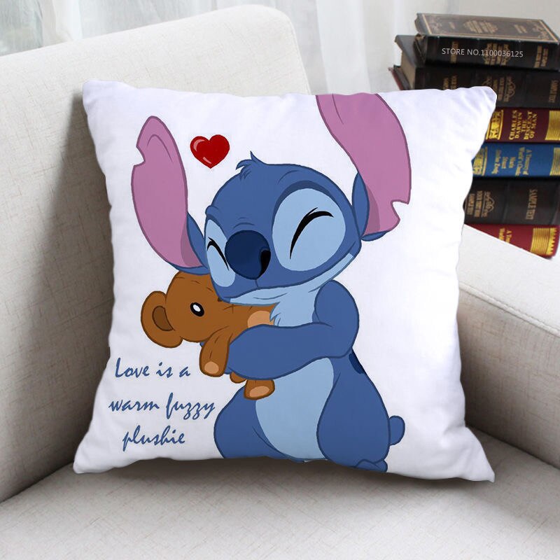 Disney Cushion Cover Pillowcase Lilo and Stitch Pillow Cases