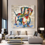 Dog Canvas Wall Art