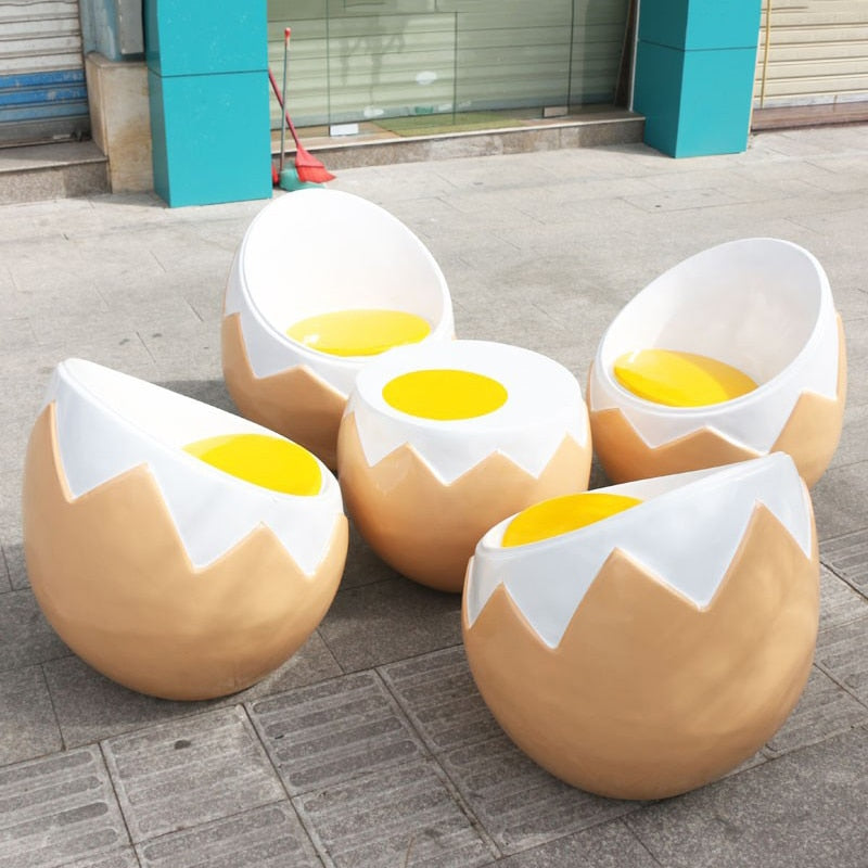 Egg Style Sofa Stool Comfort and Style Combined