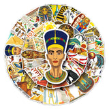 Egyptian Pharaoh 50 Stickers Pack | Famous Bundle Stickers | Waterproof Bundle Stickers