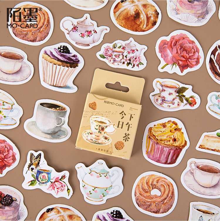 Cake Dessert Drink 46 Stickers Pack | Famous Bundle Stickers | Waterproof Bundle Stickers