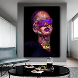 Famous Singer HipHop Canvas Wall Art