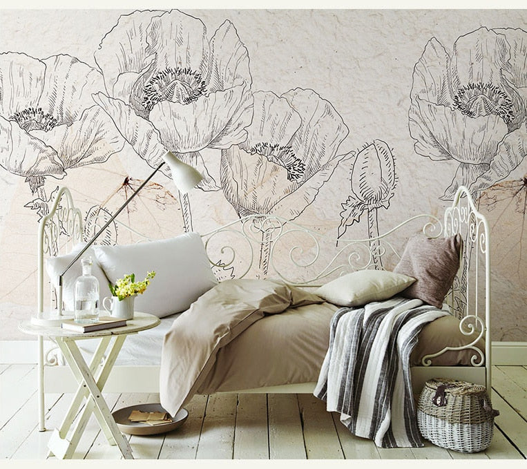 Flowers Wallpaper Mural: Vibrant Floral Designs for Walls