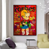 Forbes Richie Invest it all Alec Monopoly Canvas Wall Art