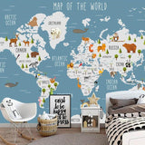 GeoExplorers: Interactive Sea Theme World Map Wallpaper for Kids