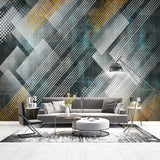 Geometric Lines Wallpaper for Home Wall Decor