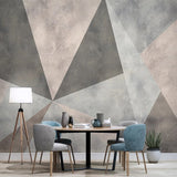 Geometric Shapes Wallpaper Mural: Transform Your Space