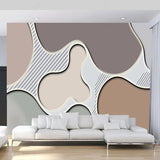 Geometric Shapes Wallpaper for Home Wall Decor