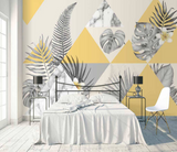 Geometric Yellows Wallpaper Murals