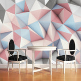 Harmonic Fusion: Geometric Shapes Wallpaper