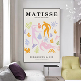 Henri Matisse Boho My Curves are not Crazy Canvas Wall Art