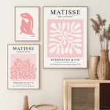 Henri Matisse Wall Art Posters and Prints Blush Salmon Pink Canvas Wall Art