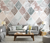 Hexagonal Geometric Pattern Wallpaper Murals
