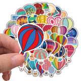 Hot Air Balloon Stickers Pack - Vibrant Designs