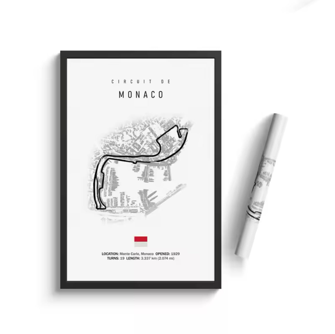 Formula 1 Racing Track Poster: Official Merchandise