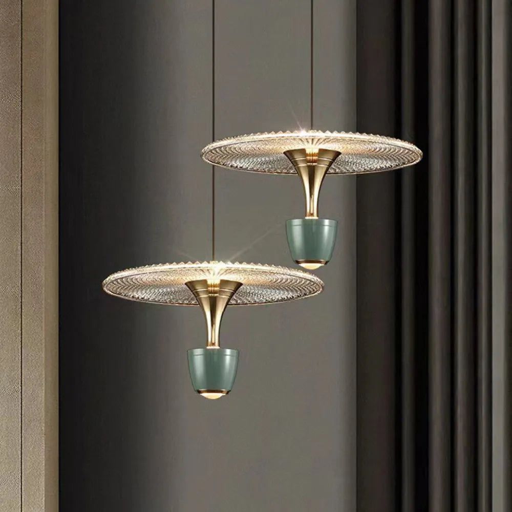 Illuminez avec style : suspension de plafond LED en forme de champignon